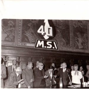 EVENTI DI PARTITO QUARANTENNALE MSI 1