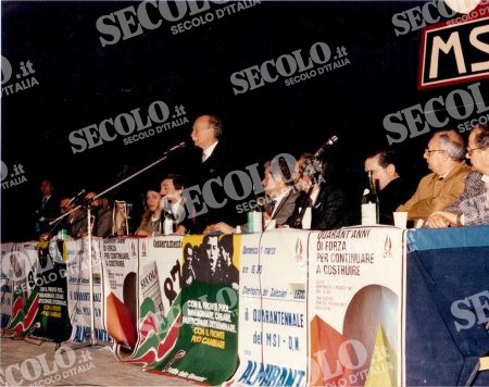 EVENTI DI PARTITO QUARANTENNALE MSI 8