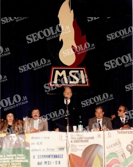 EVENTI DI PARTITO QUARANTENNALE MSI 7