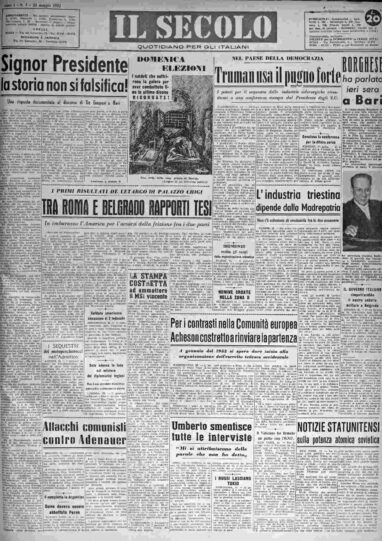venerdì 23 maggio 1952