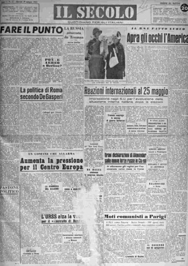 giovedì 29 maggio 1952