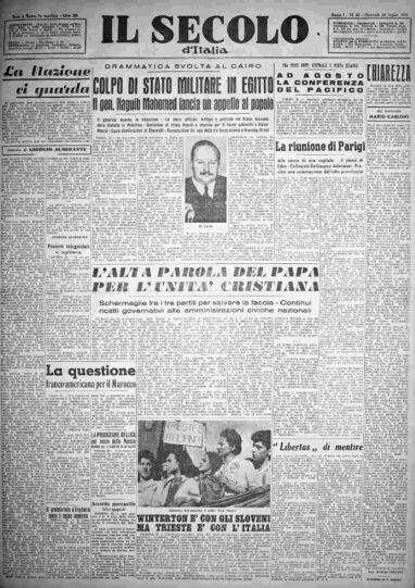 giovedì 24 luglio 1952