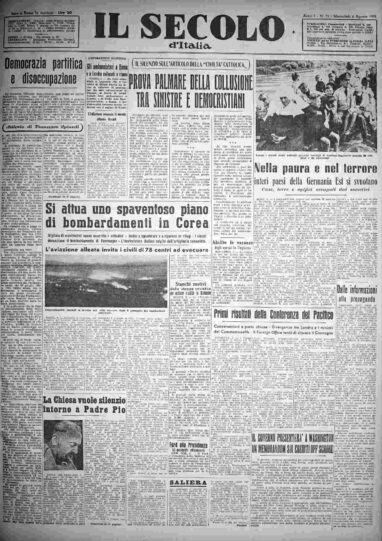 mercoledì 6 agosto 1952