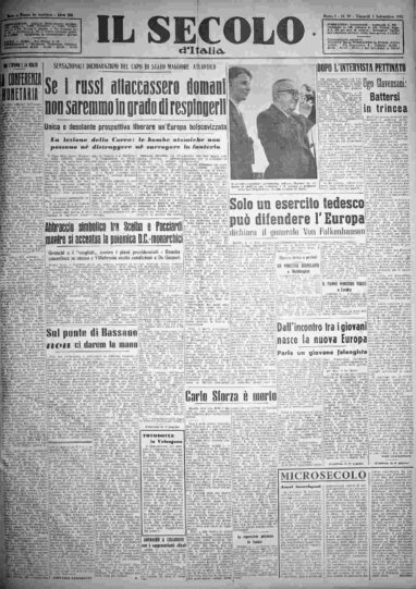 venerdì 5 settembre 1952