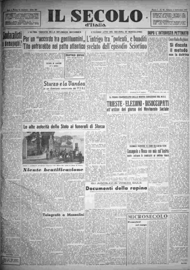 sabato 6 settembre 1952