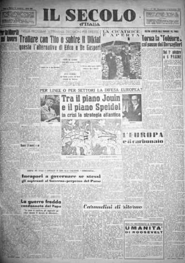 domenica 14 settembre 1952