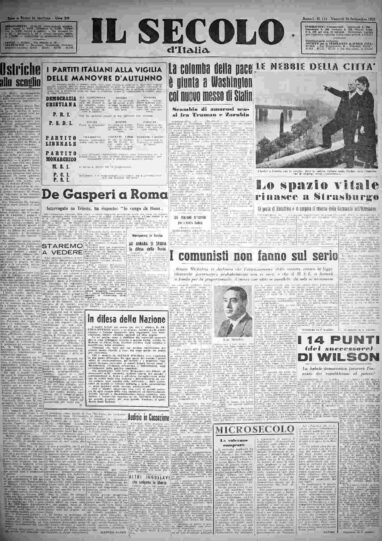 venerdì 26 settembre 1952