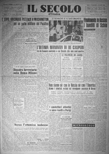 giovedì 2 ottobre 1952