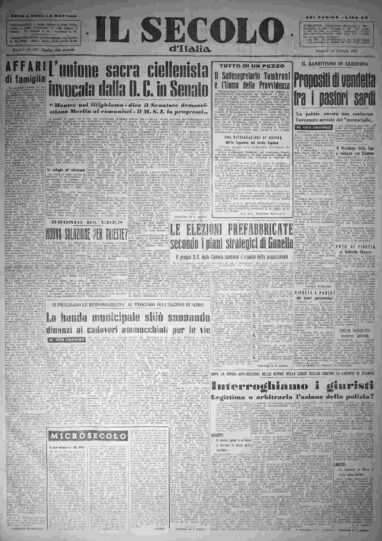 venerdì 10 ottobre 1952