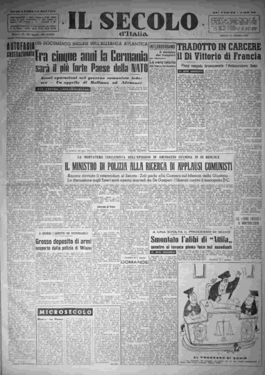 sabato 11 ottobre 1952