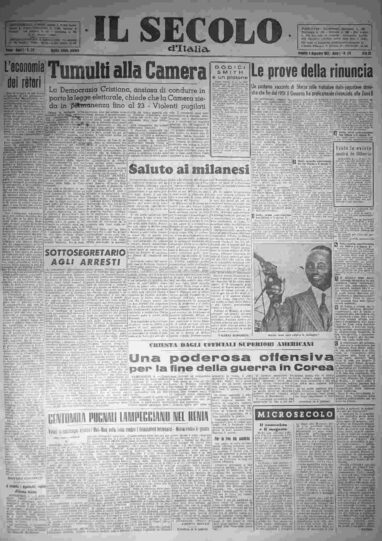 venerdì 5 dicembre 1952