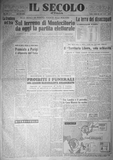 domenica 7 dicembre 1952