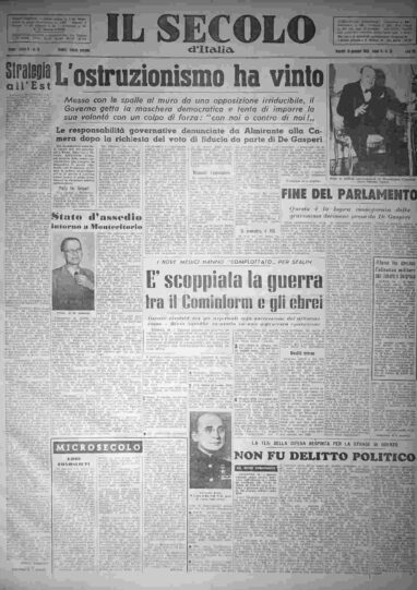 giovedì 15 gennaio 1953