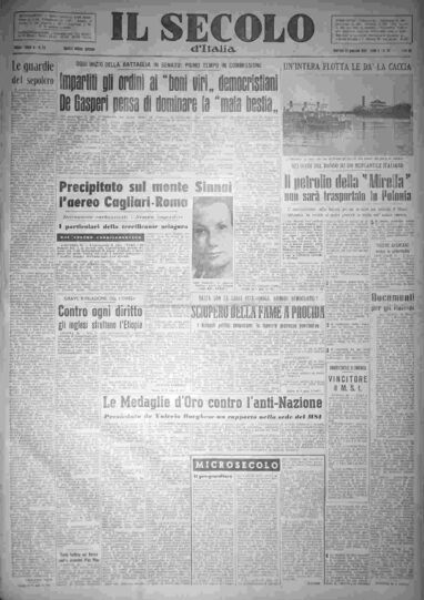 martedì 27 gennaio 1953