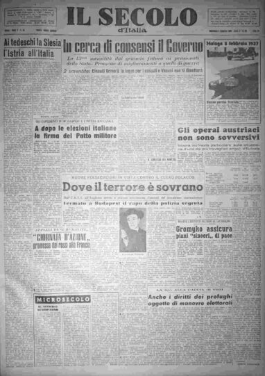 domenica 8 febbraio 1953