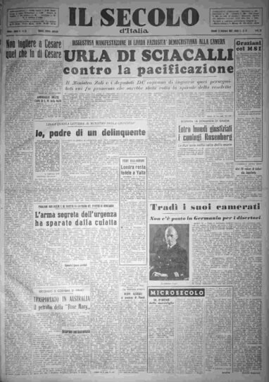 giovedì 12 febbraio 1953