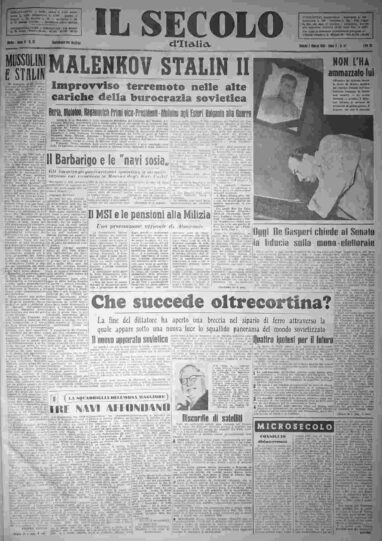 sabato 7 marzo 1953