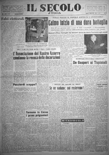 martedì 21 aprile 1953