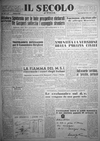 sabato 30 maggio 1953