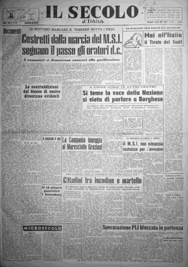 mercoledì 3 giugno 1953