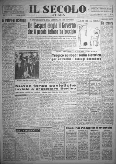 domenica 21 giugno 1953