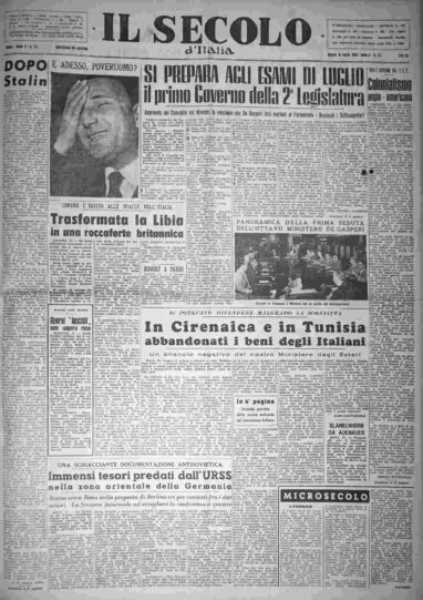sabato 18 luglio 1953