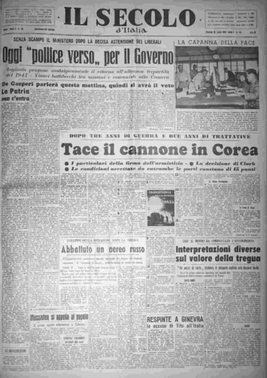 martedì 28 luglio 1953