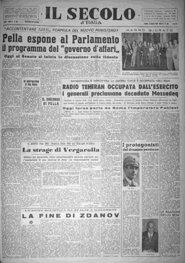 giovedì 20 agosto 1953