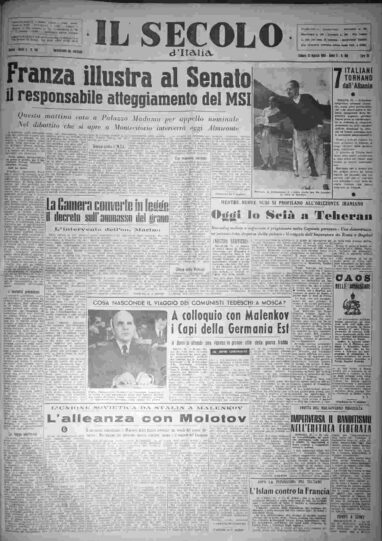 sabato 22 agosto 1953