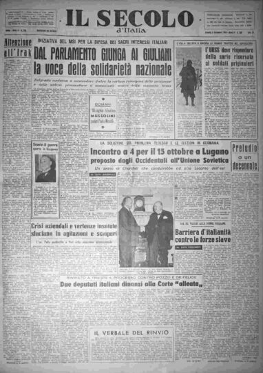 giovedì 3 settembre 1953