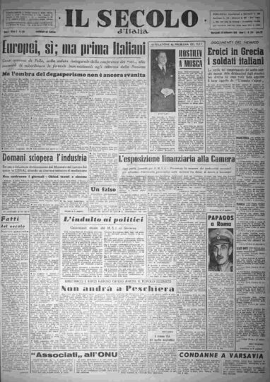 mercoledì 23 settembre 1953