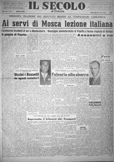 sabato 3 ottobre 1953