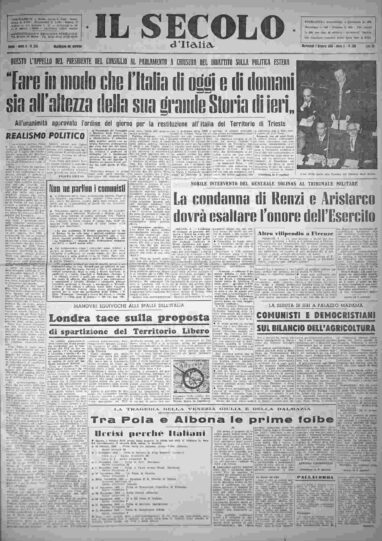 mercoledì 7 ottobre 1953