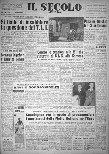 giovedì 22 ottobre 1953