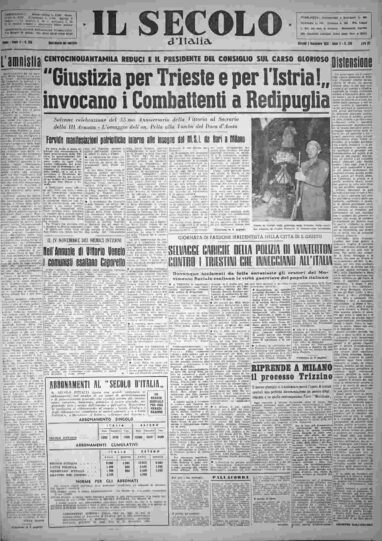 giovedì 5 novembre 1953
