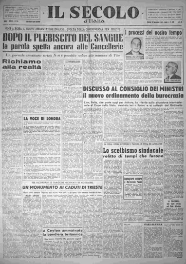 giovedì 12 novembre 1953