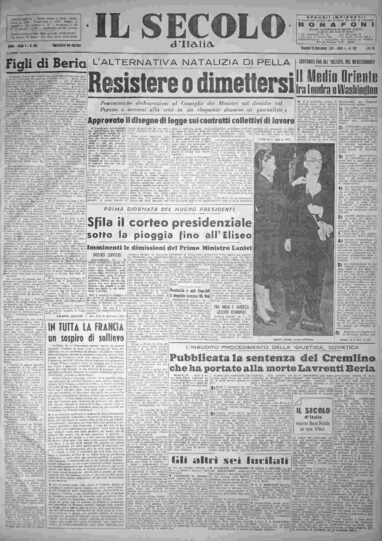 venerdì 25 dicembre 1953