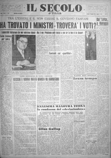 martedì 19 gennaio 1954