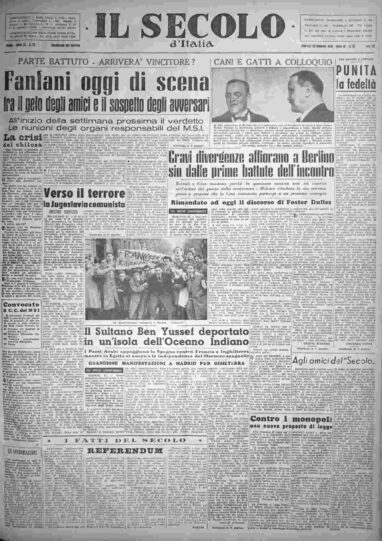 martedì 26 gennaio 1954