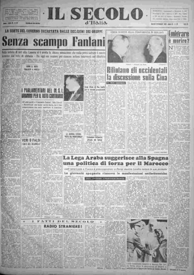 giovedì 28 gennaio 1954