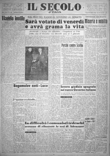 giovedì 25 febbraio 1954
