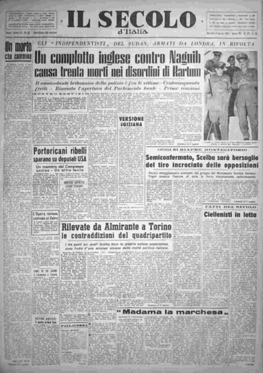 martedì 2 marzo 1954