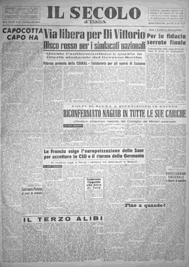 martedì 9 marzo 1954