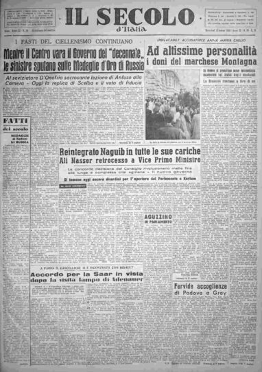 mercoledì 10 marzo 1954