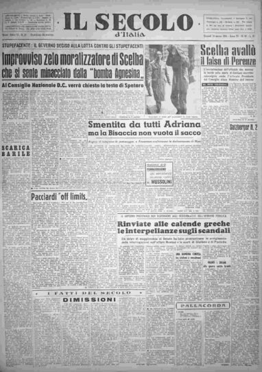 giovedì 18 marzo 1954