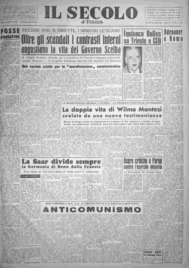 giovedì 25 marzo 1954