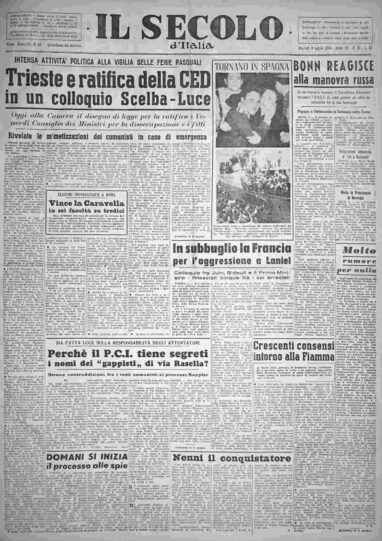 martedì 6 aprile 1954