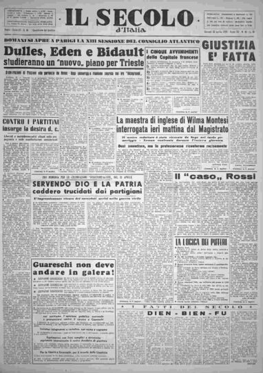 giovedì 22 aprile 1954