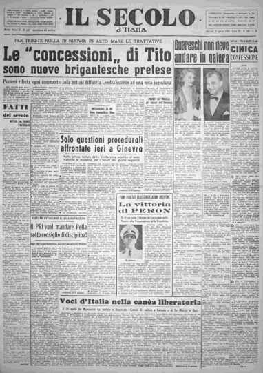 martedì 27 aprile 1954