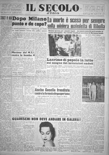 giovedì 6 maggio 1954
